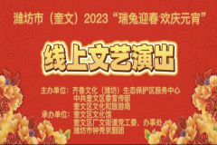 潍坊市（奎文）2023“瑞兔迎春·欢庆元宵”线上文艺演出