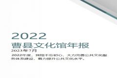 曹县文化馆2022年年报