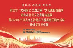 【直播】2024年泰安市宁阳县文艺轻骑兵下基层惠民演出活动——走进复圣文化园