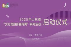 2025年山东省“文化馆服务宣传周”系列活动启动仪式